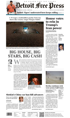 Cover of Detroit Free Press