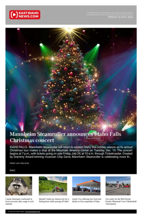Cover of East Idaho News