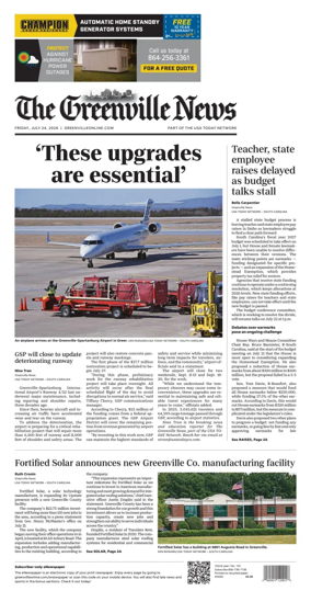 Cover of The Greenville News