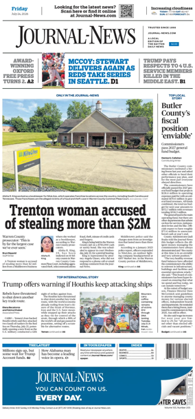 Cover of Hamilton Journal News