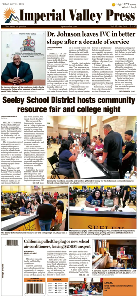 Cover of Imperial Valley Press