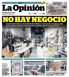 Cover of La Opinion