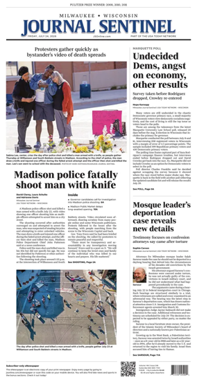 Cover of Milwaukee Journal Sentinel