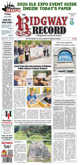 Cover of Ridgway Record