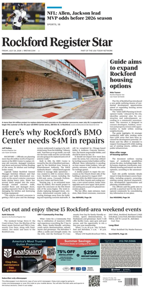 Cover of Rockford Register Star
