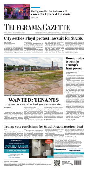 Cover of Telegram & Gazette