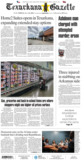 Cover of Texarkana Gazette