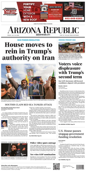 Cover of The Arizona Republic