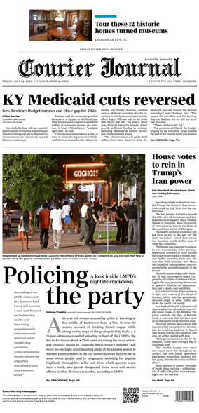 Cover of The Courier-Journal (Louisville)