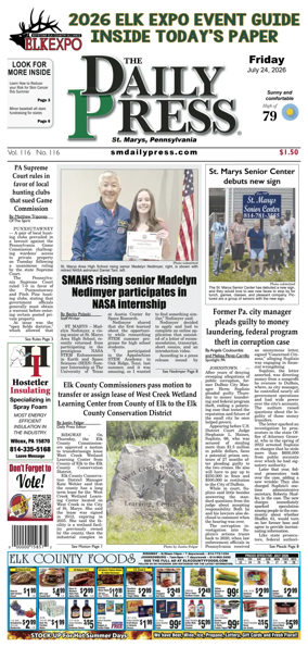 Cover of The Daily Press