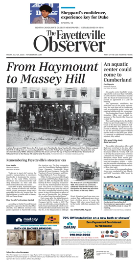 Cover of The Fayetteville Observer