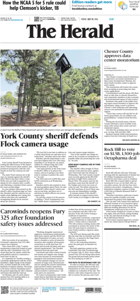 Cover of The Herald (Rock Hill)