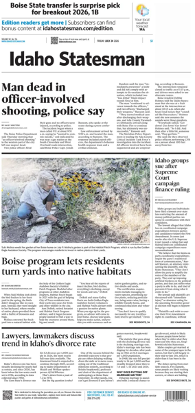 Cover of The Idaho Statesman