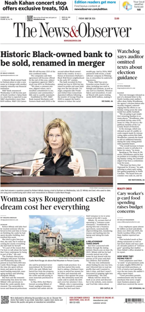 Cover of The News & Observer