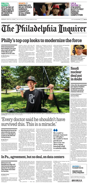 Cover of The Philadelphia Inquirer