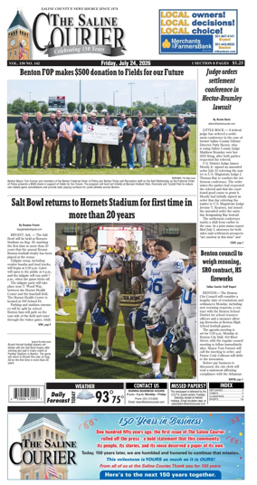 Cover of The Saline Courier