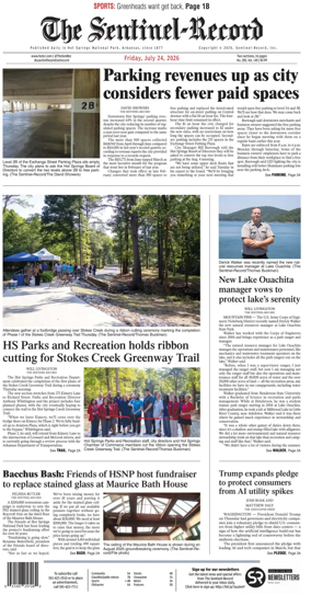 Cover of The Sentinel-Record
