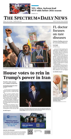 Cover of The Spectrum & Daily News