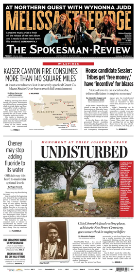 Cover of The Spokesman-Review (Spokane)