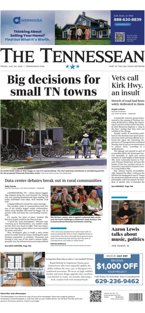 Cover of The Tennessean