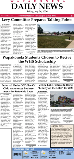 Cover of Wapakoneta Daily News