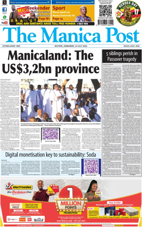 Cover of The Manica Post