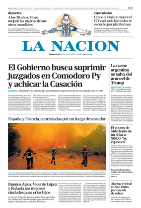 Cover of La Nacion