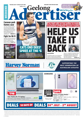 Cover of Geelong Advertiser