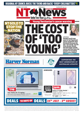 Cover of NT News