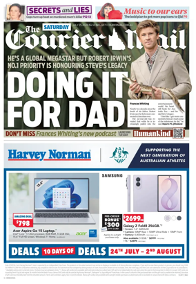 Cover of The Courier-Mail