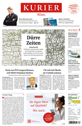 Cover of Kurier (Samstag)