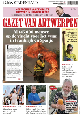 Cover of Gazet van Antwerpen Stad en Rand