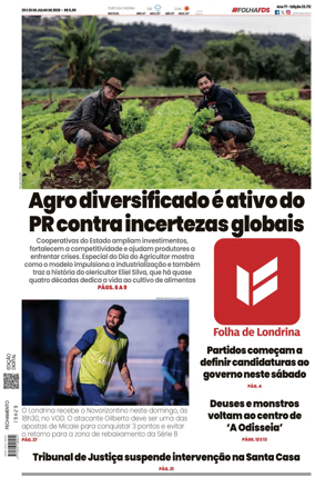 Cover of Folha de Londrina