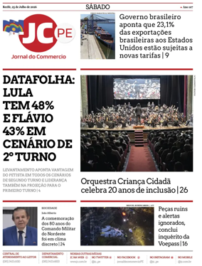 Cover of Jornal do Commercio
