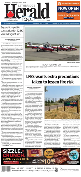 Cover of Lethbridge Herald