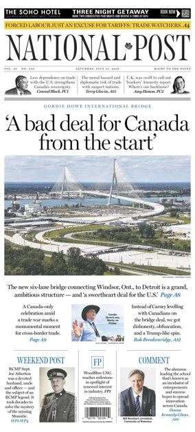 Cover of National Post - (Latest Edition)