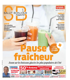 Cover of Le Journal de Quebec - Salut Bonjour Magazine