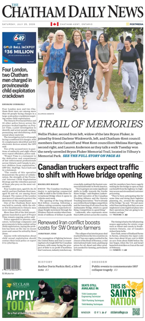 Cover of The Chatham Daily News