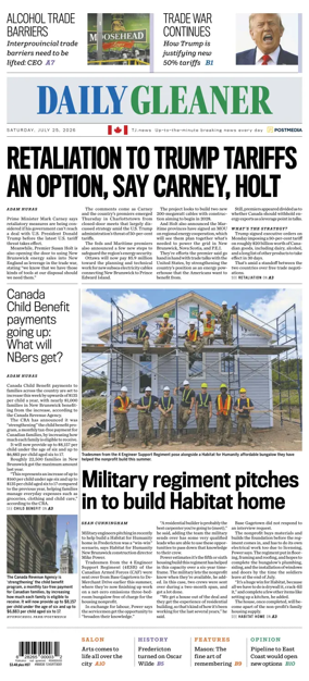 Cover of The Daily Gleaner