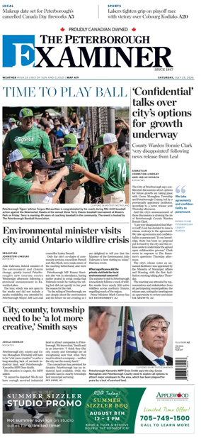 Cover of The Peterborough Examiner