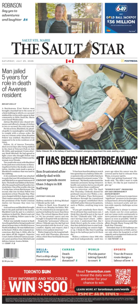 Cover of The Sault Star