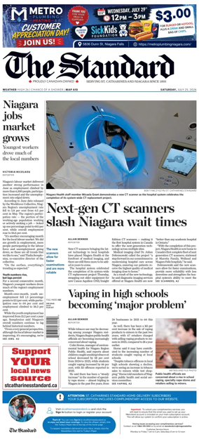 Cover of The Standard (St. Catharines)