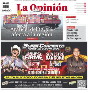 Cover of La Opinion