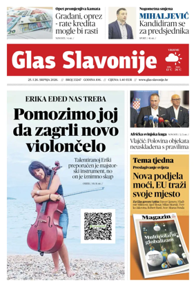 Cover of Glas Slavonije