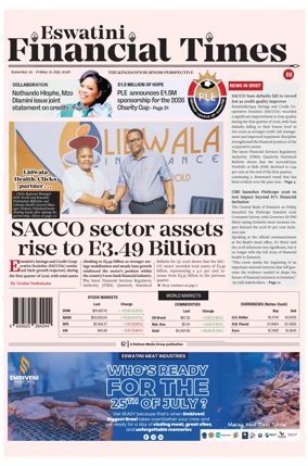 Cover of Eswatini Financial Times