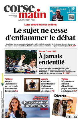 Cover of Corse Matin