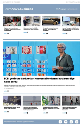 Cover of Euronews Business (Turkish) Compiled Editions
