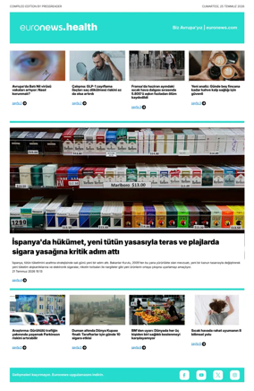 Cover of Euronews Health (Turkish) Compiled Edition