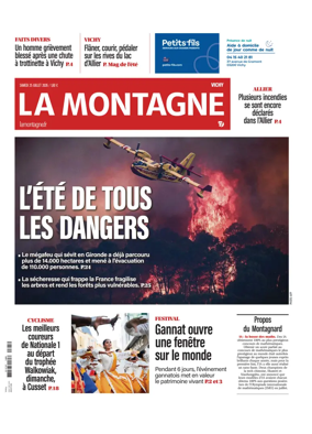 Cover of La Montagne (Vichy)