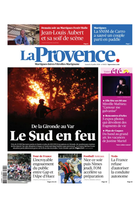 Cover of La Provence Martigues-Istres-Vitrolles-Marignane